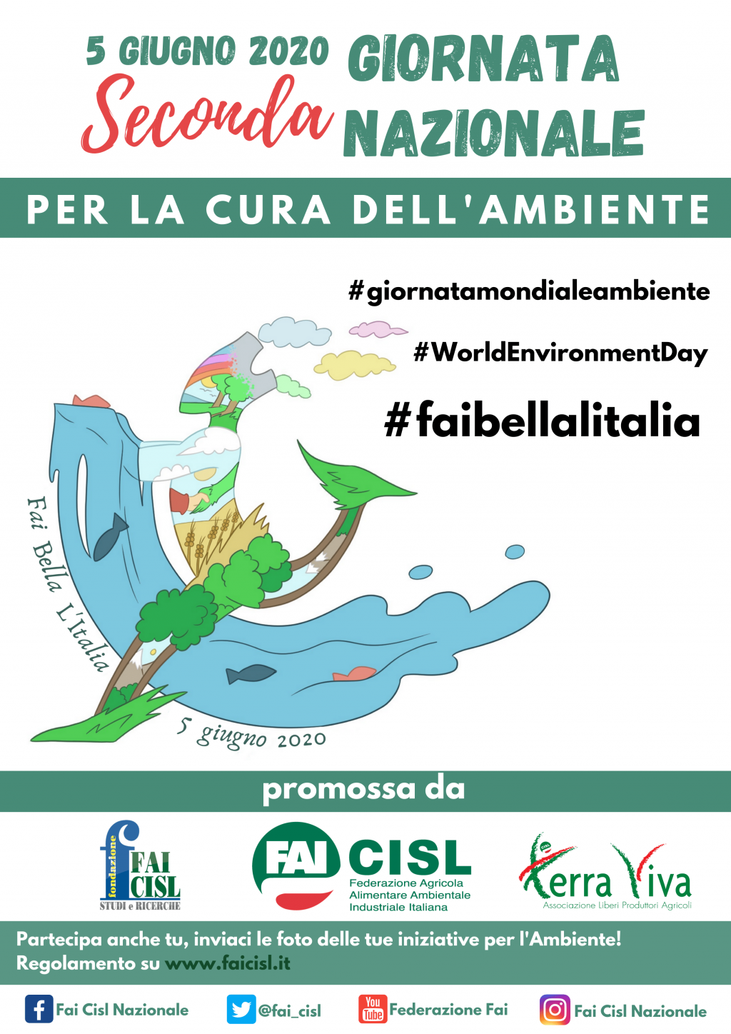 “Fai bella l’Italia” seconda giornata Fai Cisl per la cura dell